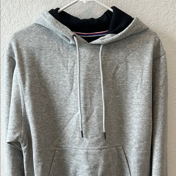 Champion Gray Pullover Powerblend Hoodie - Picture 5 of 8